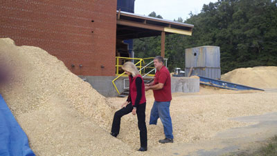 UK wood pellet plant